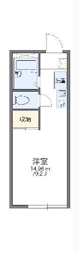 レオパレスシゲール(1K/1階)の間取り写真