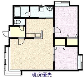 クレール76(2LDK/1階)の間取り写真