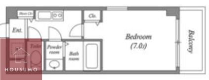 U RESIDENCE新大阪(1K/7階)の間取り写真