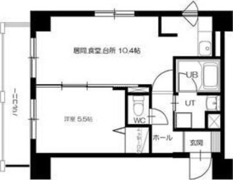 SーFORT札幌元町(1LDK/2階)の間取り写真