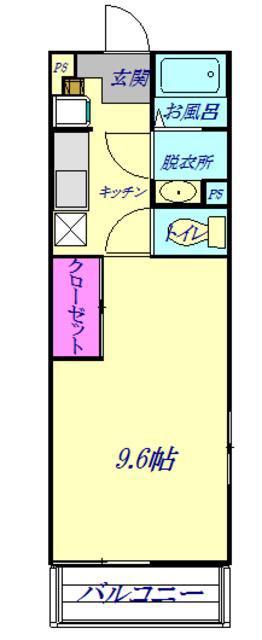 リブリ・YUKURU(1K/2階)の間取り写真