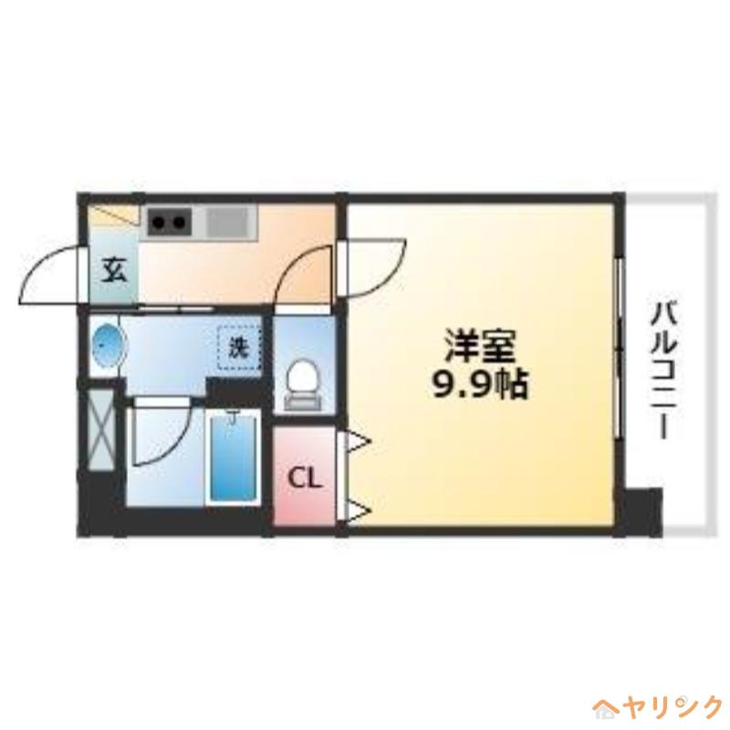 CHERRY SUITE(1K/2階)の間取り写真