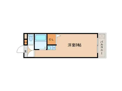 パシフィック新大阪(ワンルーム/7階)の間取り写真