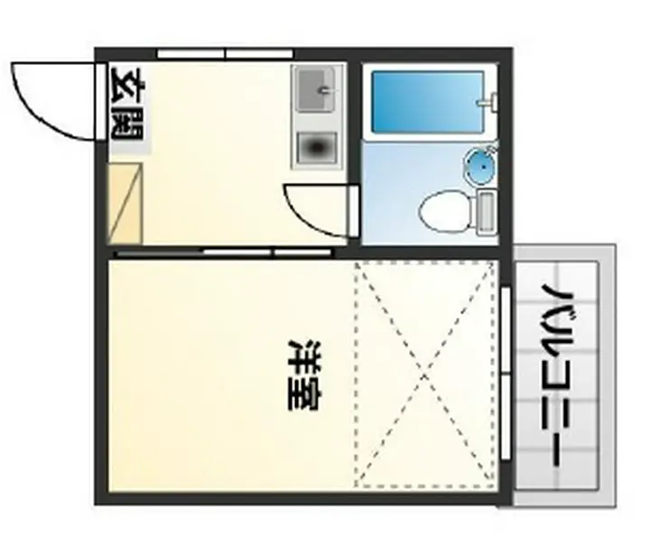 アーバ・ハイツ若林 3階階 間取り