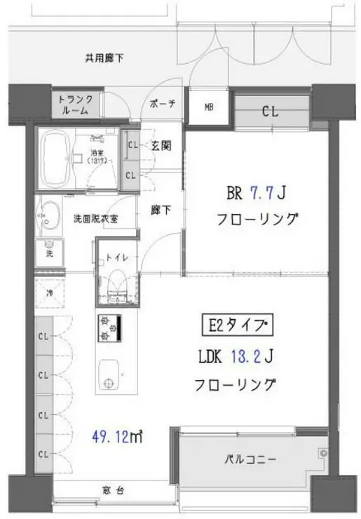 ガーデン蒲田 10階階 間取り