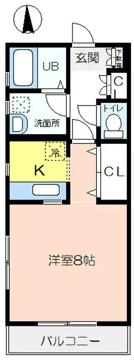 メイプルタウン 2階階 間取り