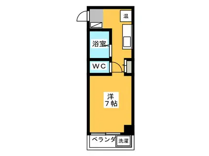 サンコウ草深(ワンルーム/2階)の間取り写真