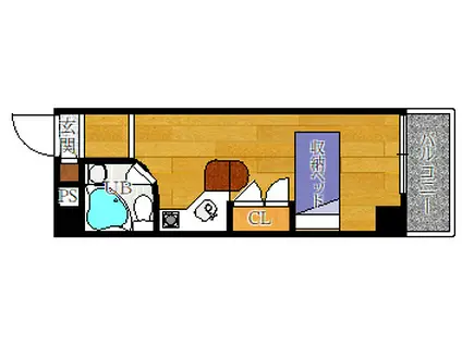 ラ・パルフェ・ド・パラツィーナ(ワンルーム/5階)の間取り写真