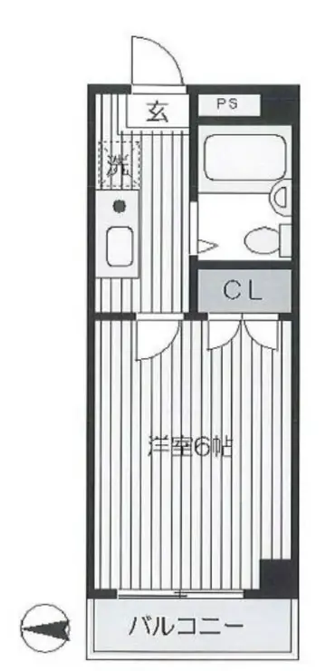 アドバンス・アイ 4階階 間取り