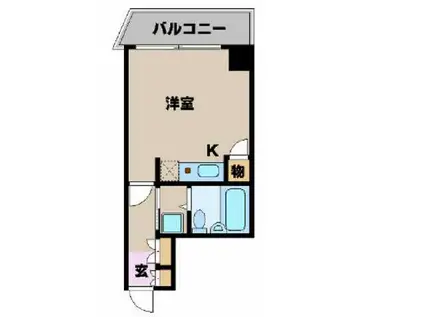 菱和パレス九段(ワンルーム/2階)の間取り写真