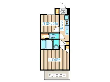 HF仙台長町レジデンス(1LDK/6階)の間取り写真