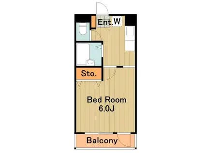 サンライズ大塚(1K/3階)の間取り写真