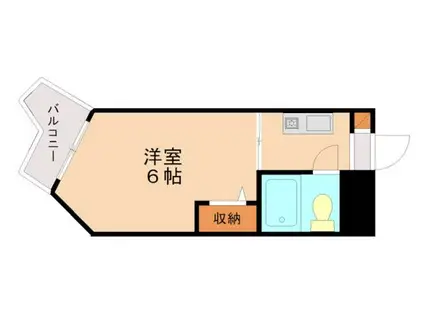 メゾン・ド・オセアン(ワンルーム/3階)の間取り写真