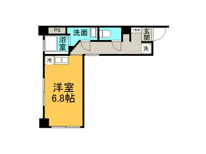 M TERRACE住吉(ワンルーム/5階)の間取り写真