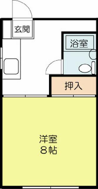 梅園ケンライズ(1K/2階)の間取り写真