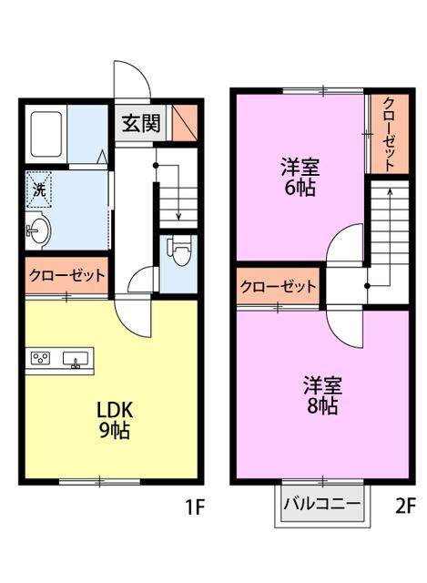 CASA/MINI(2LDK/1階)の間取り写真
