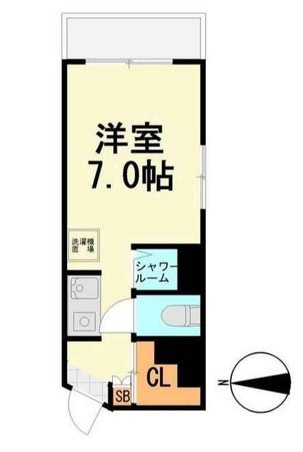 エース・ピア錦糸(ワンルーム/4階)の間取り写真