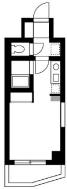 EXIA元住吉(ワンルーム/5階)の間取り写真