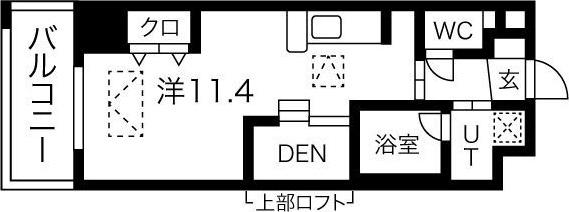 DOLCE VITA 新大阪(ワンルーム/3階)の間取り写真