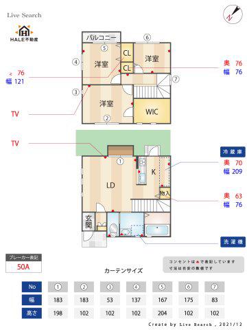 DUO S.K SQUAR(3LDK/1階)の間取り写真