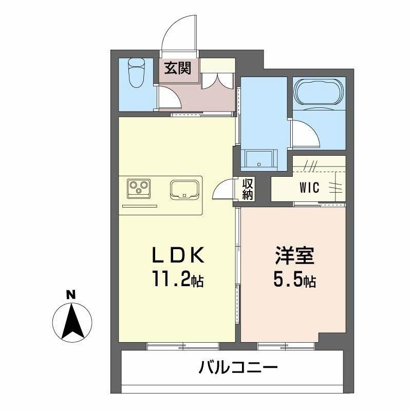 シャーメゾンミュゼ(1LDK/3階)の間取り写真