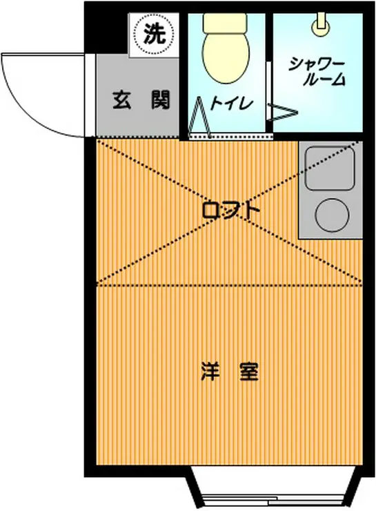 ピュアフラット小金井 2階階 間取り