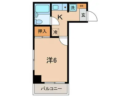 シノックス・プラザ(1K/7階)の間取り写真