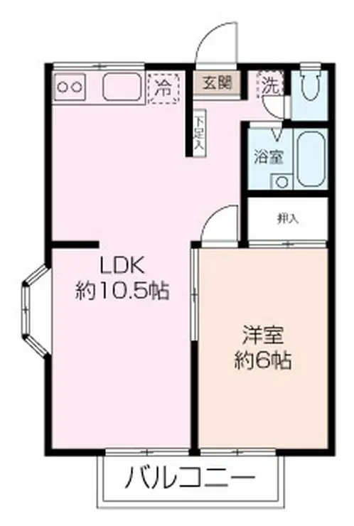 レジェンド城南 1階階 間取り