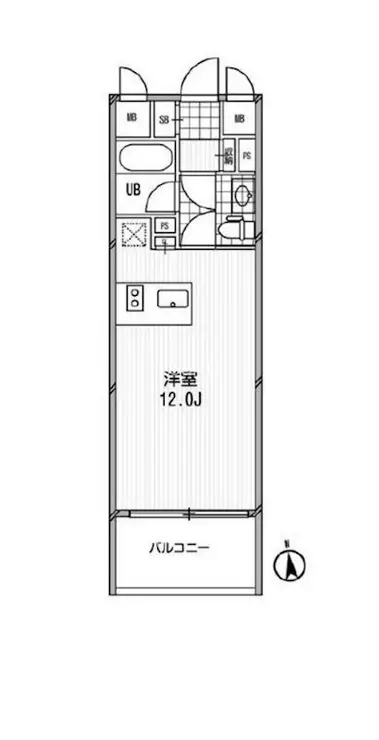 アーデン芝公園 3階階 間取り
