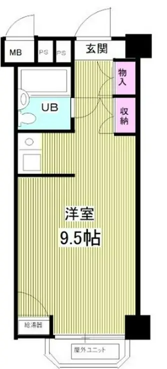 カルム赤坂 1階階 間取り