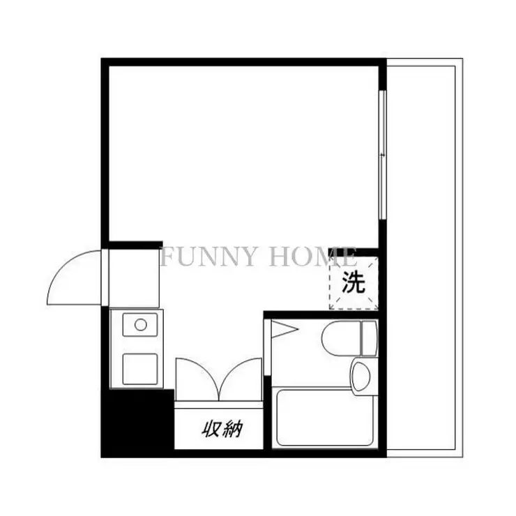 美和プラザ高井戸 4階階 間取り