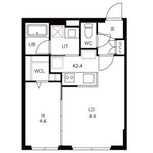 VILLA 41 KOTONI SAPPORO(1LDK/1階)の間取り写真