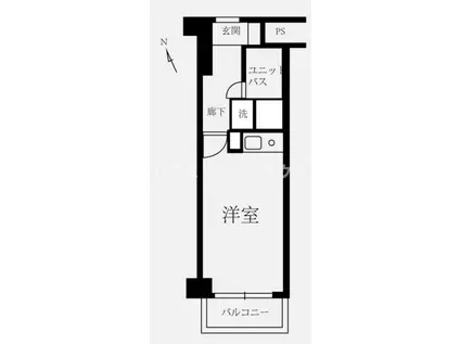 ライオンズステーションプラザ大塚第2(ワンルーム/9階)の間取り写真