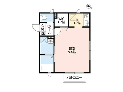 ロイヤルパレス(1K/1階)の間取り写真