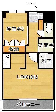 レマーレ(1LDK/2階)の間取り写真