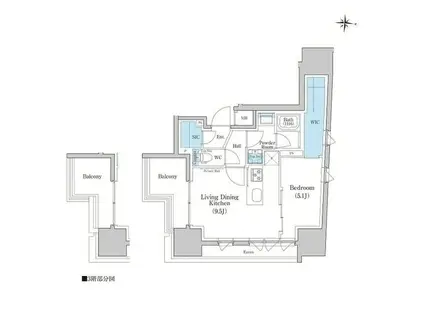 スタイリオ蒲田ウエスト(1LDK/3階)の間取り写真