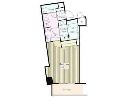 AVANCER I`LL 羽田(1K/1階)の間取り写真