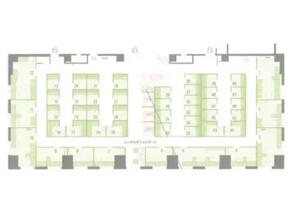 パシフィックマークス月島(ワンルーム/6階)の間取り写真