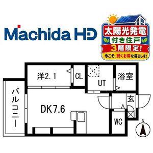 九間町シーエム・サンク(1DK/3階)の間取り写真