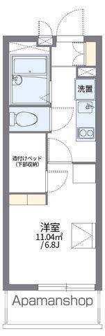 レオパレスロワール千本(1K/2階)の間取り写真
