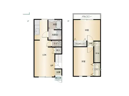 笑のすみか参(2LDK)の間取り写真