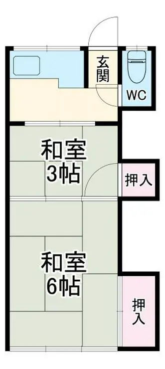 大塚荘 1階階 間取り