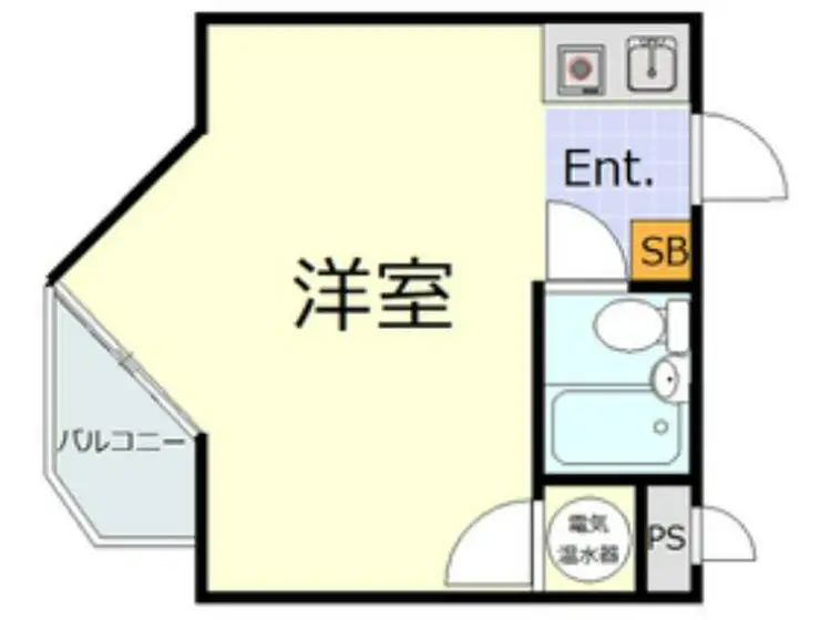 東新橋ビル 10階階 間取り