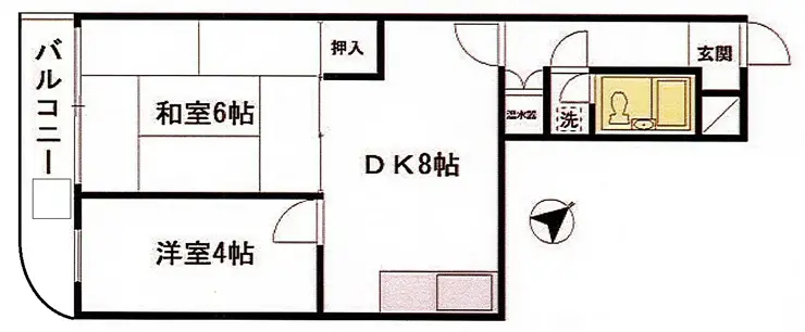 ライオンズステーションプラザ大塚 5階階 間取り