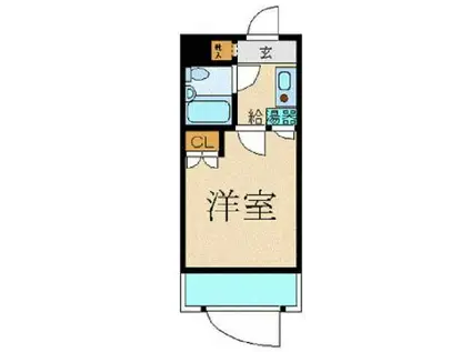 ダイニチ館F31番館(1K/8階)の間取り写真