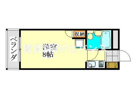 ストーンフィールドNO.5(ワンルーム/2階)の間取り写真