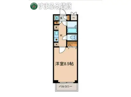 LEGGERO 2(1K/1階)の間取り写真