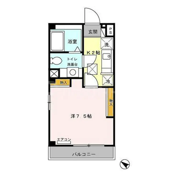 氷川台ヒルズ 1階階 間取り