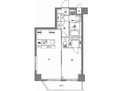 パティーナ曳舟(1LDK/2階)の間取り写真