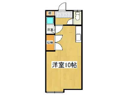 エクセル東和(ワンルーム/1階)の間取り写真